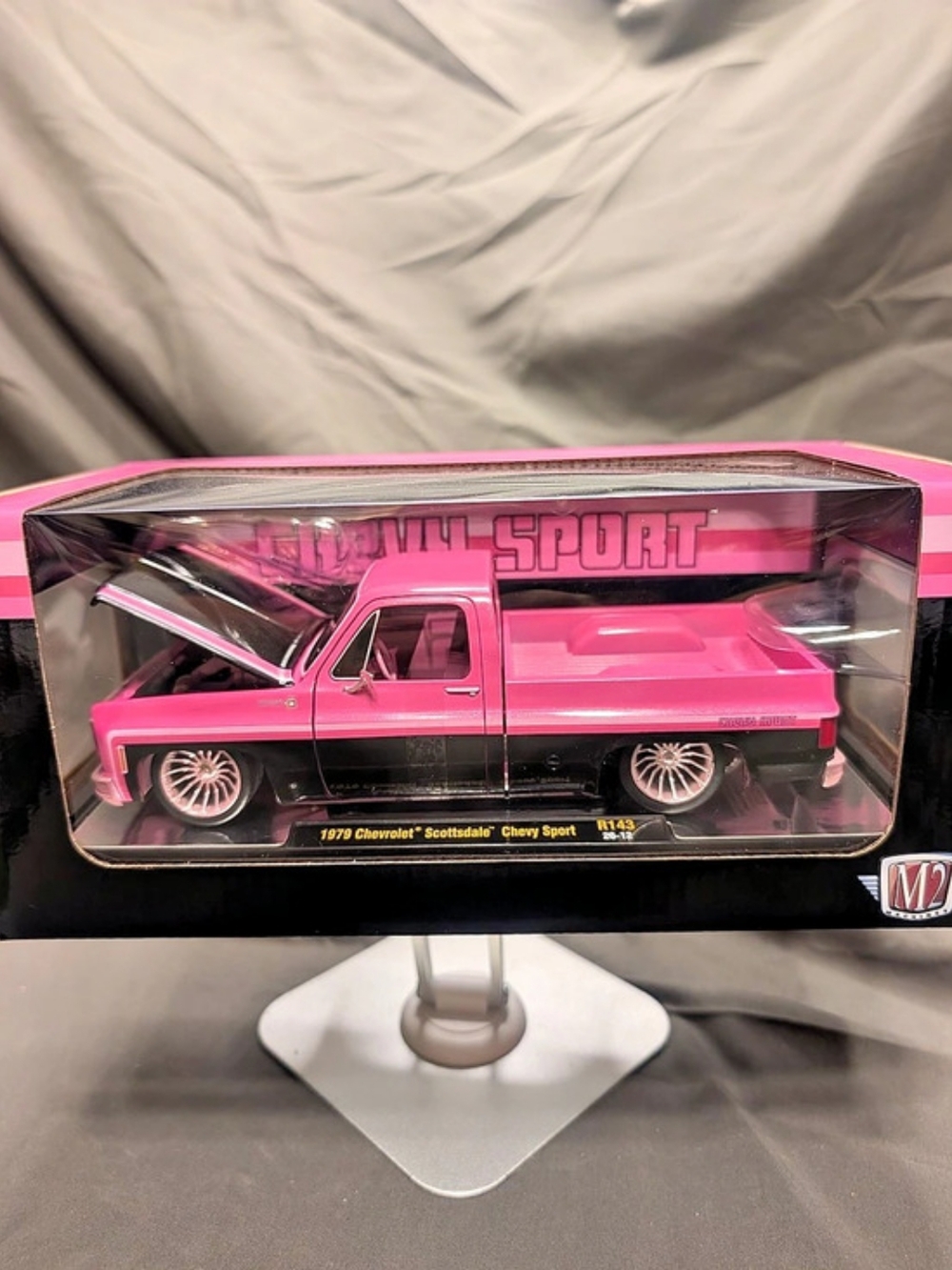 M2 Machines 1973 Chevrolet "Goodwrench" Chevy Sport Pink Die-Cast Chevy Sport